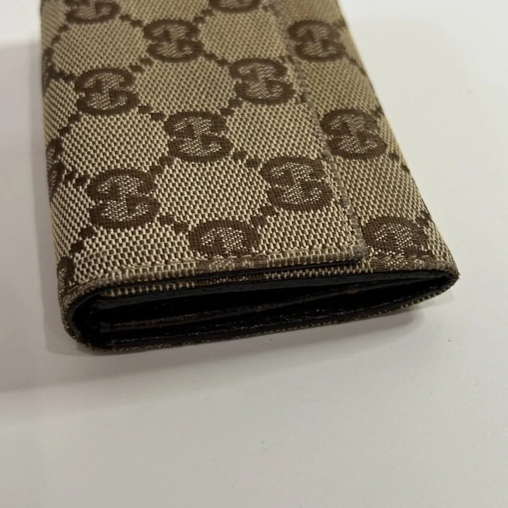Gucci Brown GG Canvas Coin Case - Picture 7 of 13
